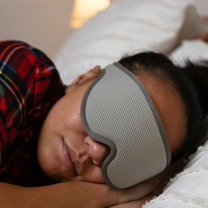 Grey Sleeping Mask w/ Adjustable Eye Cups